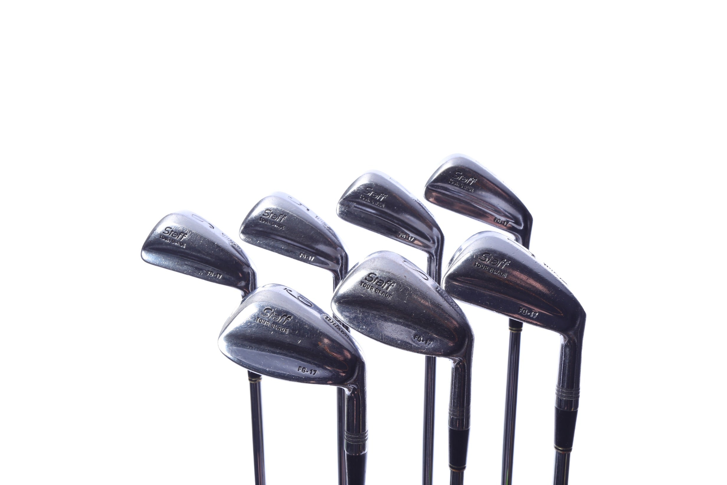 Used Wilson STAFF FG-17 Iron Set - Right-Handed - 3-9 - Stiff Flex