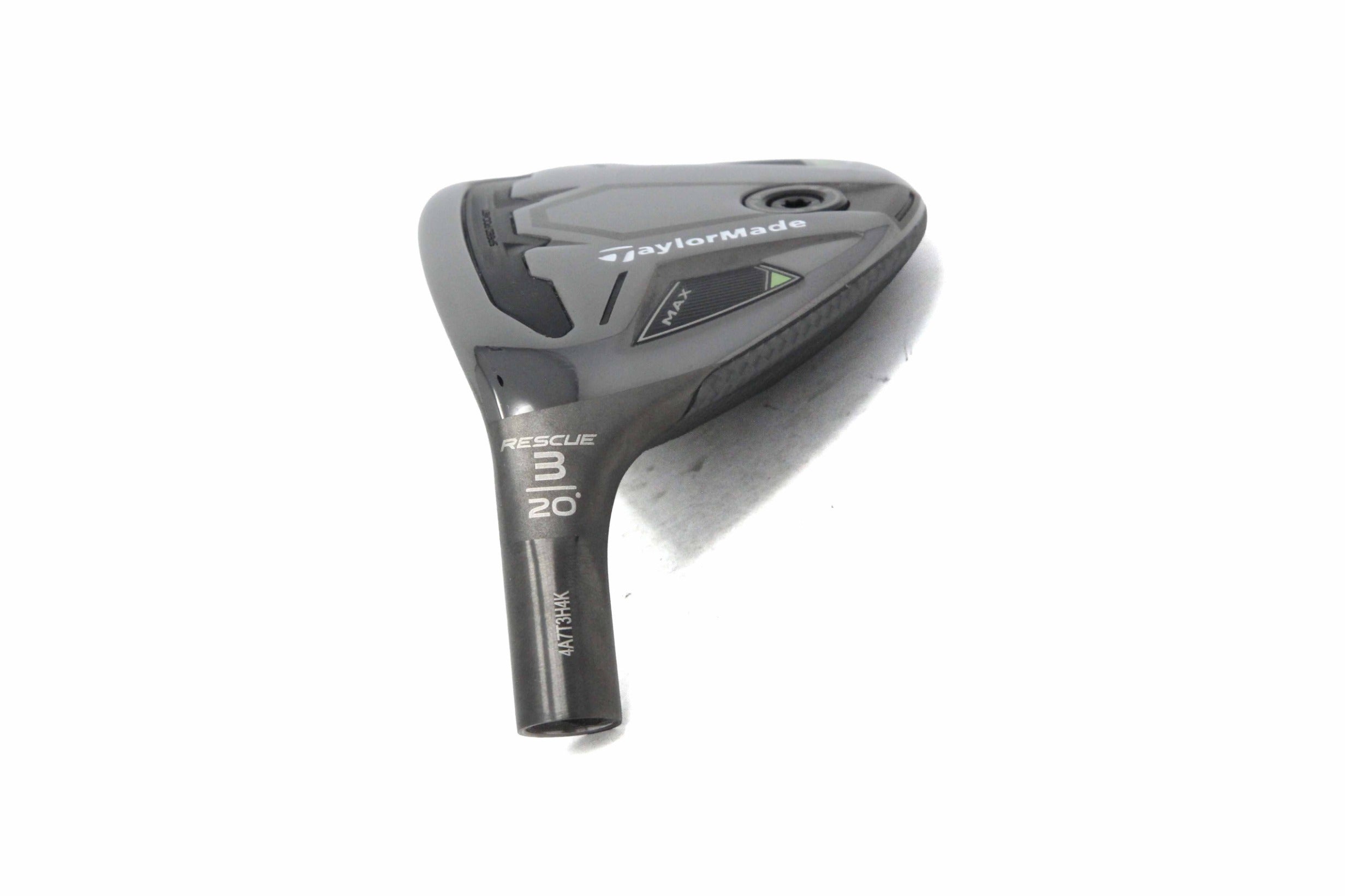 Used TaylorMade Qi35 MAX Rescue 3H - HEAD ONLY - Left-Handed - 20 Degrees