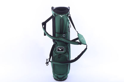 Used Mizuno 2025 BR-D3 Green Stand Bag - 4-Way - 5 Pockets - Rain Cover Included