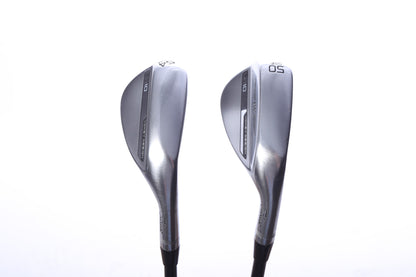Used Titleist Vokey SM10 Tour Chrome Wedge Set - Right-Handed - 50*, 54* - Extra Stiff Flex-Next Round