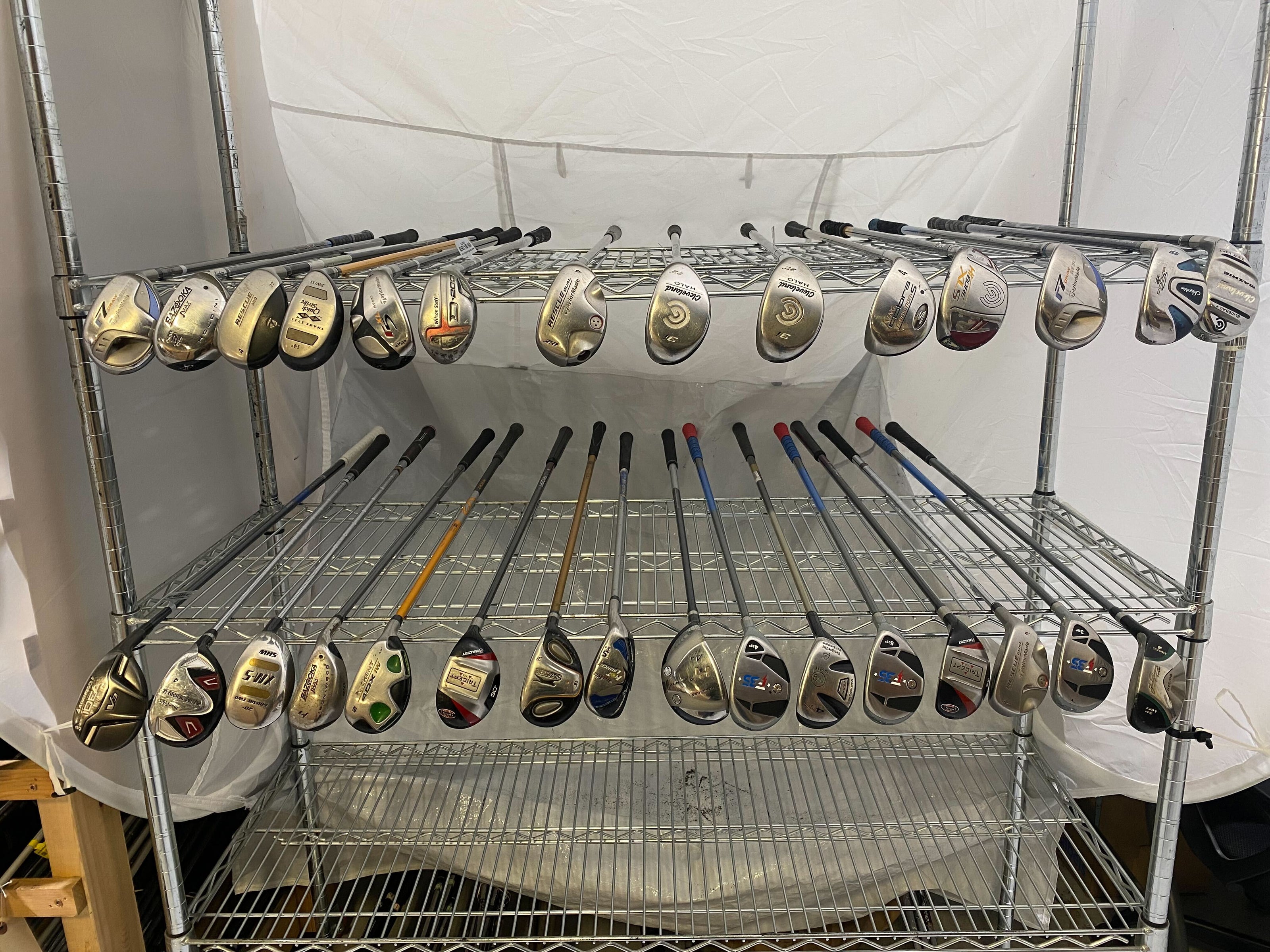 Wholesale Lot of 30 Golf Clubs - Assorted Hybrids-Next Round