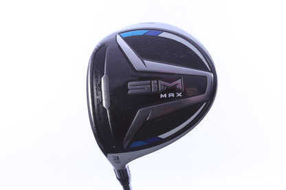 Used TaylorMade SIM MAX 3-Wood - Left-Handed - 15 Degrees - Stiff Flex-Next Round