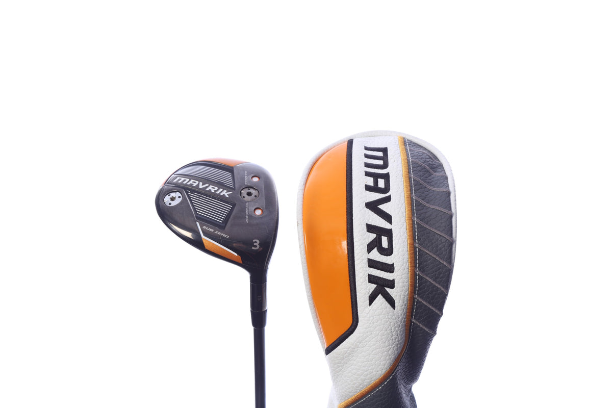 Used Callaway Mavrik Sub Zero 3-Wood - Right-Handed - 15 Degrees - Stiff Flex