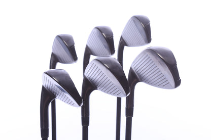 Used TaylorMade Qi Gunmetal Iron Set - Right-Handed - 5-PW - Extra Stiff Flex