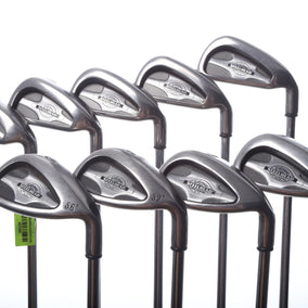 Used Callaway Steelhead X-14 Pro Series Iron Set - Right-Handed - 3-7, 9-PW, AW, SW - Stiff Flex-Next Round