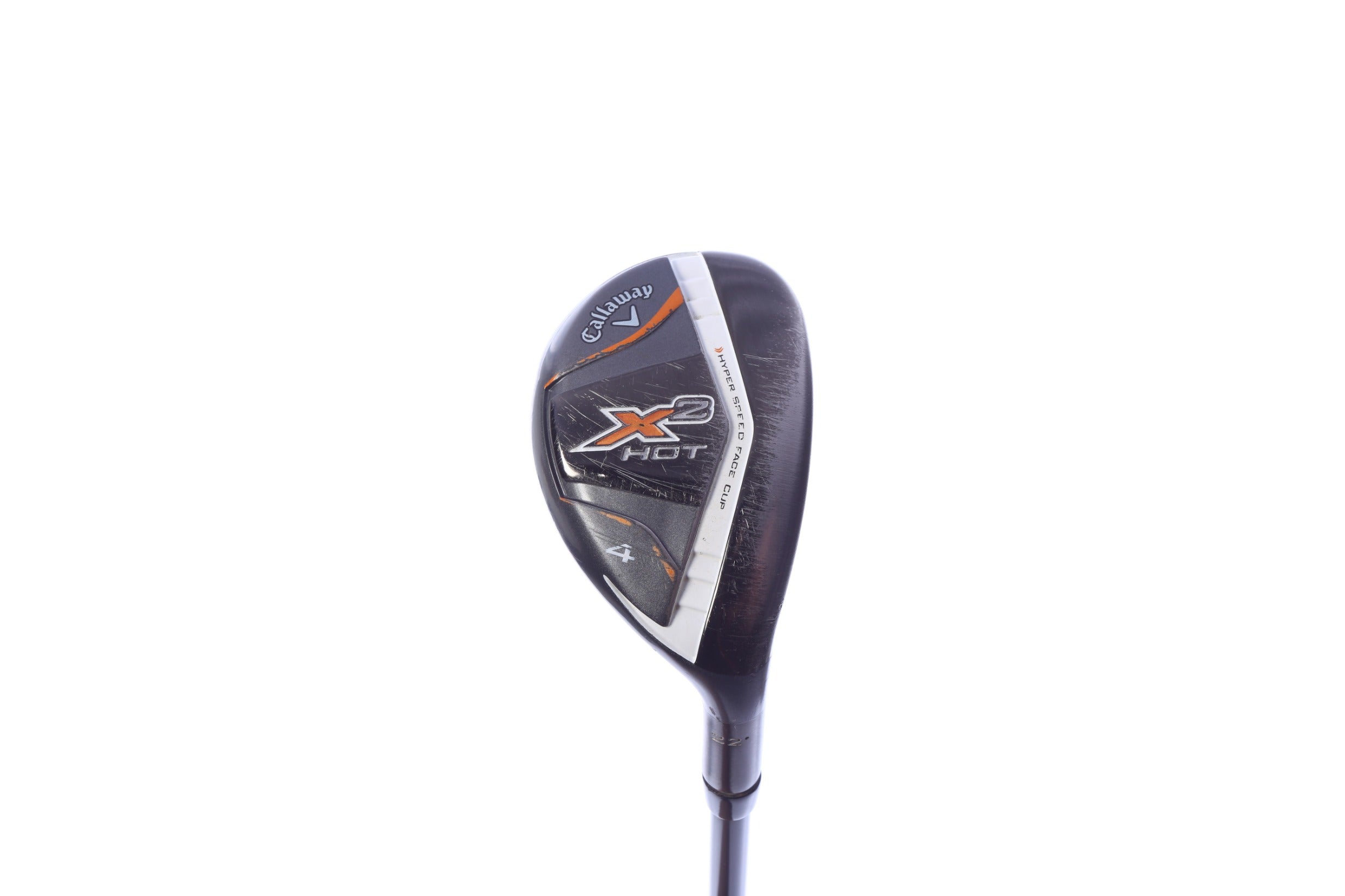 Used Callaway X2 Hot 4H Hybrid - Right-Handed - 22 Degrees - Stiff Flex