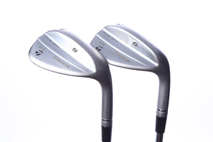 Used TaylorMade Milled Grind 5 Satin Chrome Wedge Set - Right-Handed - 56*, 60* - Wedge Flex-Next Round
