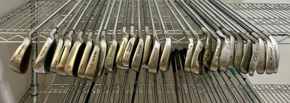 Wholesale Lot of 50 Golf Clubs - Right and Left-Handed Assorted Wilson Irons-Next Round