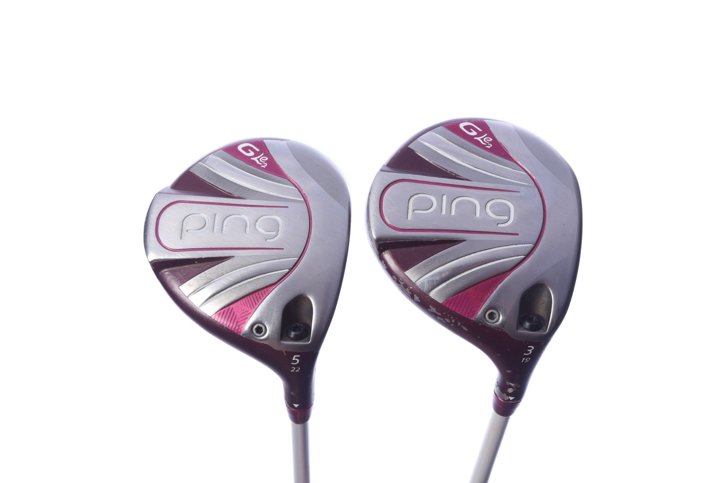 Used Ping G LE 2 Wood Set - Right-Handed - 3W, 5W - Ladies Flex