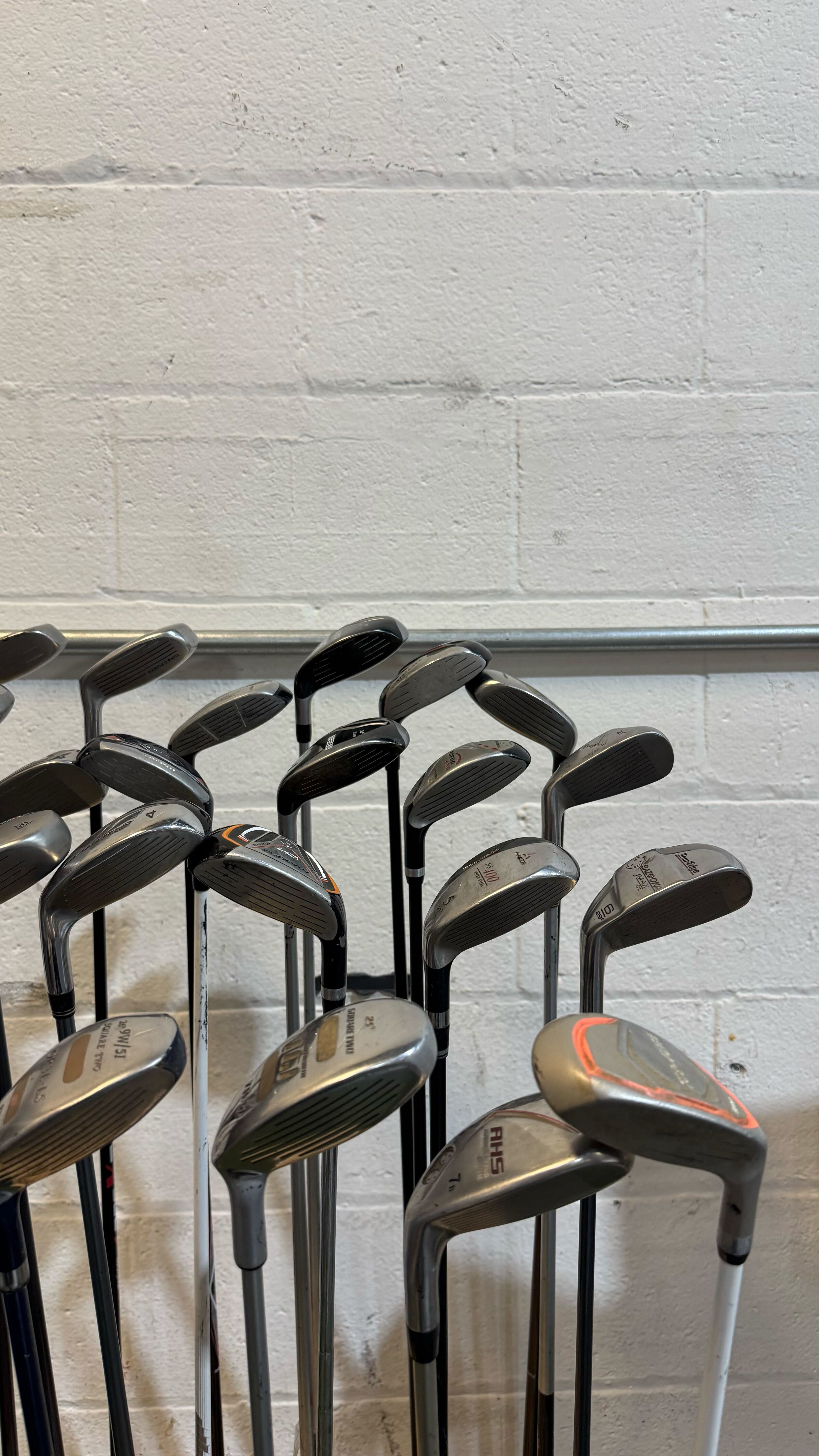 Wholesale Lot of 40 Golf Clubs - Assorted Hybrids-Next Round