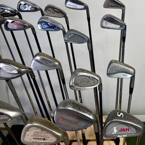 Wholesale Lot of 24 Golf Clubs - Right Handed - Assorted brands and Flexes-Next Round