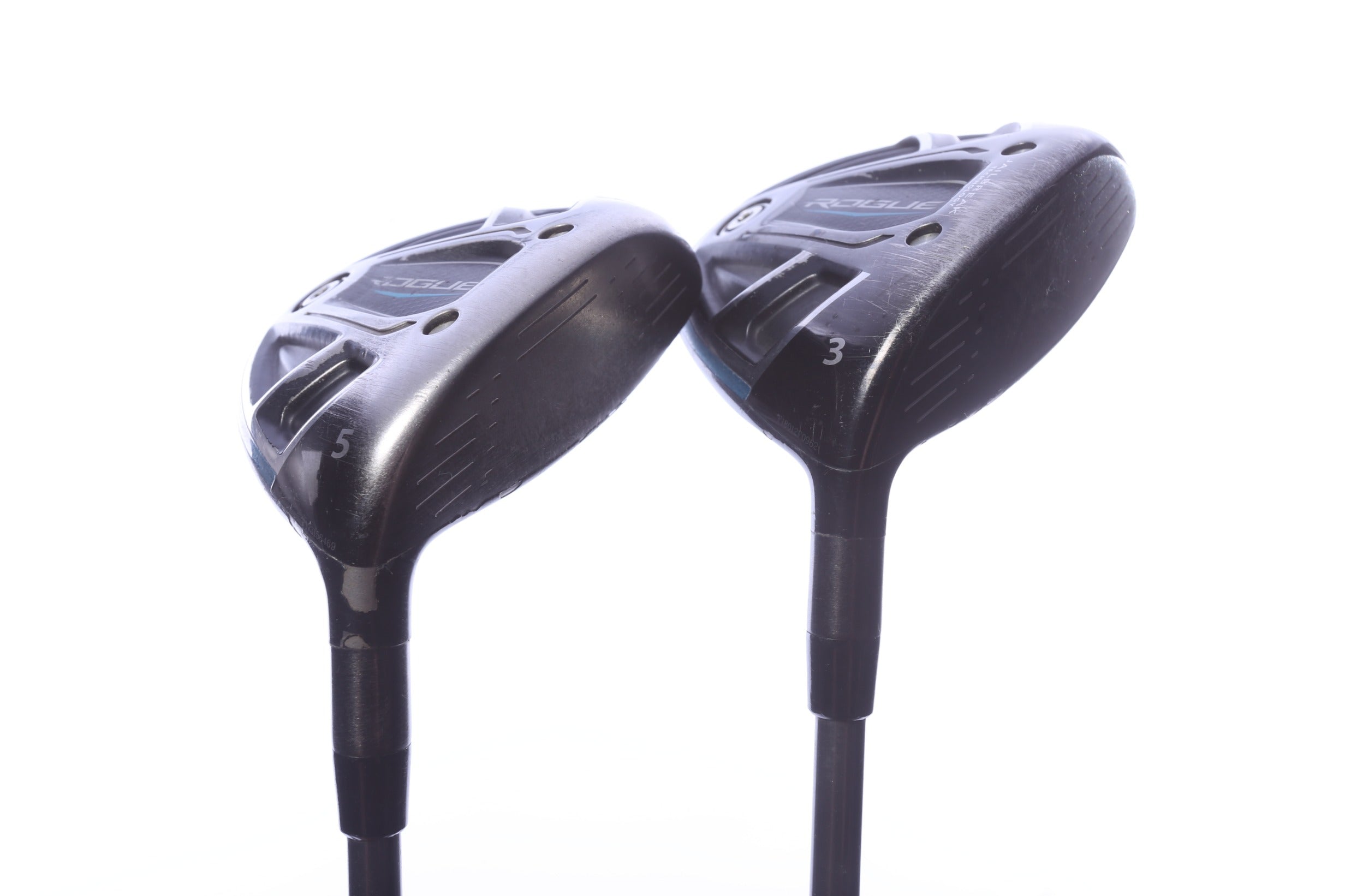 Used Callaway Rogue Wood Set - Right-Handed - 3W, 5W - Stiff Flex