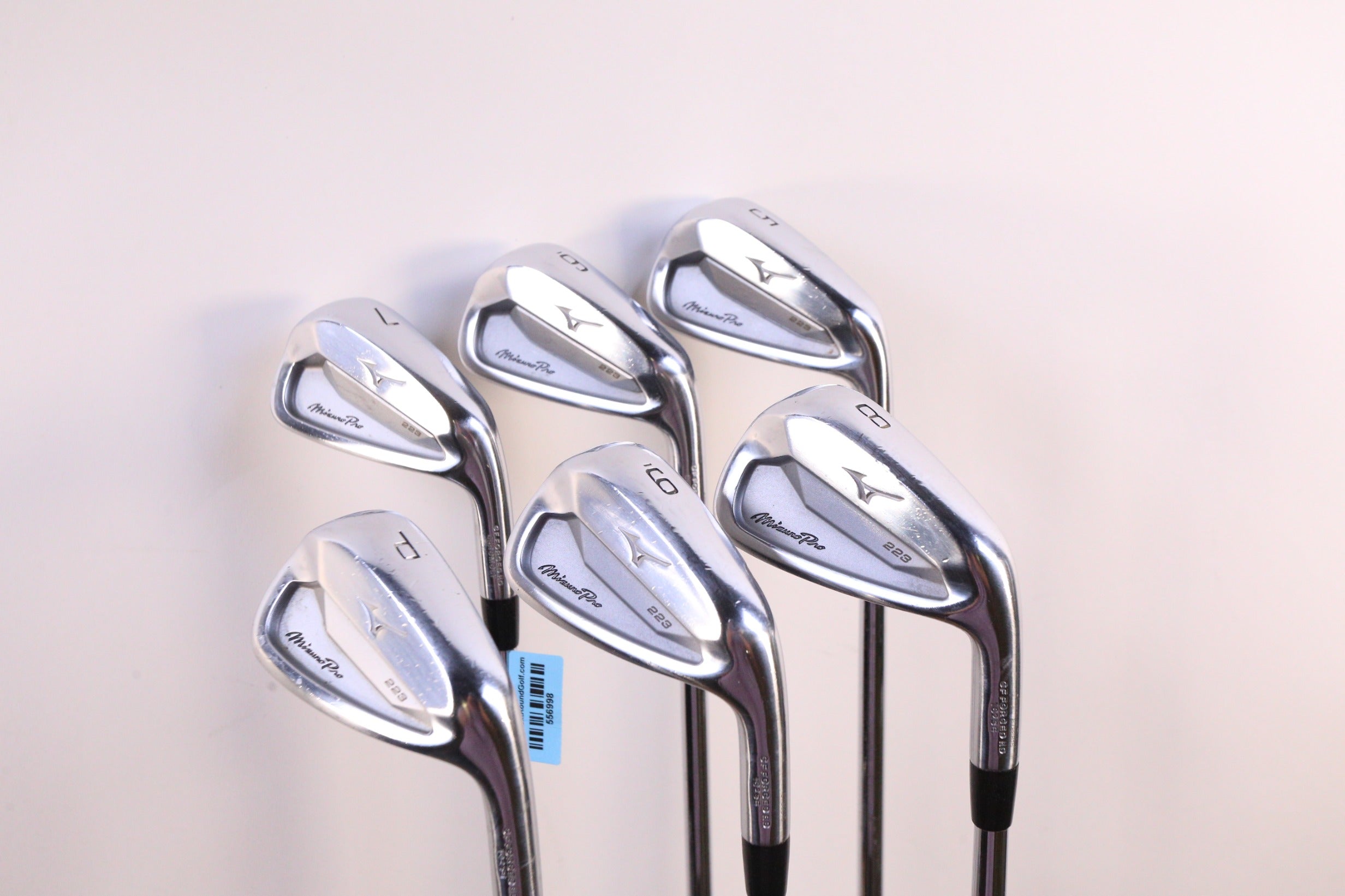 Used Mizuno Pro 223 Iron Set - Right-Handed - 5-9, PW - Stiff Flex