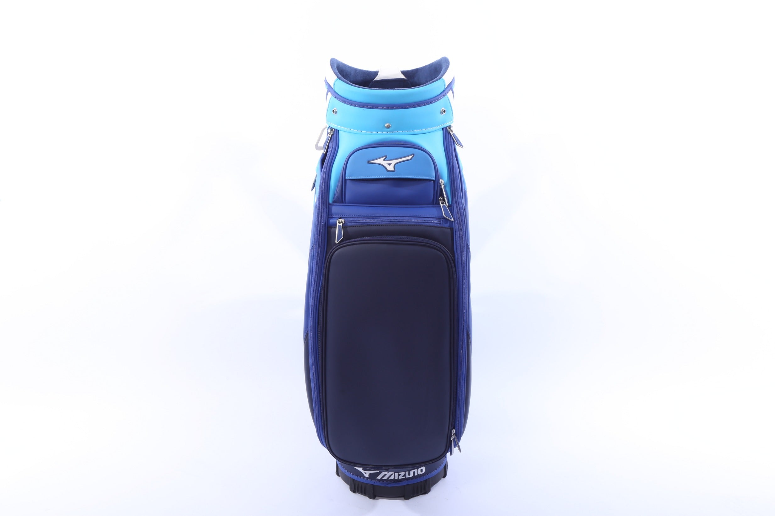 Used Mizuno Pro Multicolor Staff Bag - 6-Way - 9 Pockets - Rain Cover Included-Next Round