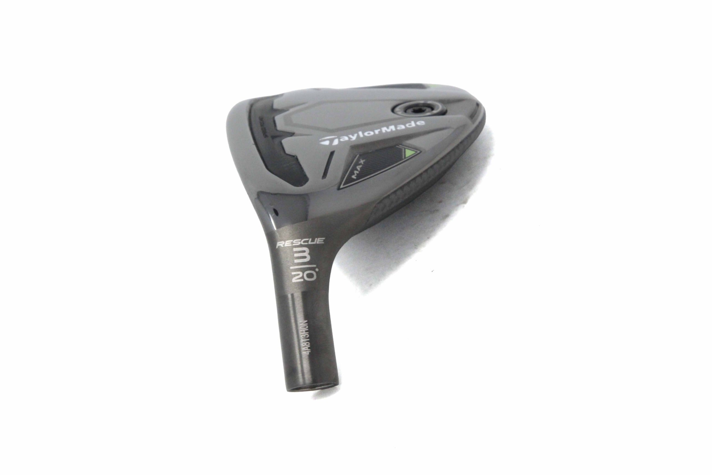 Used TaylorMade Qi35 MAX Rescue 3H - HEAD ONLY - Left-Handed - 20 Degrees