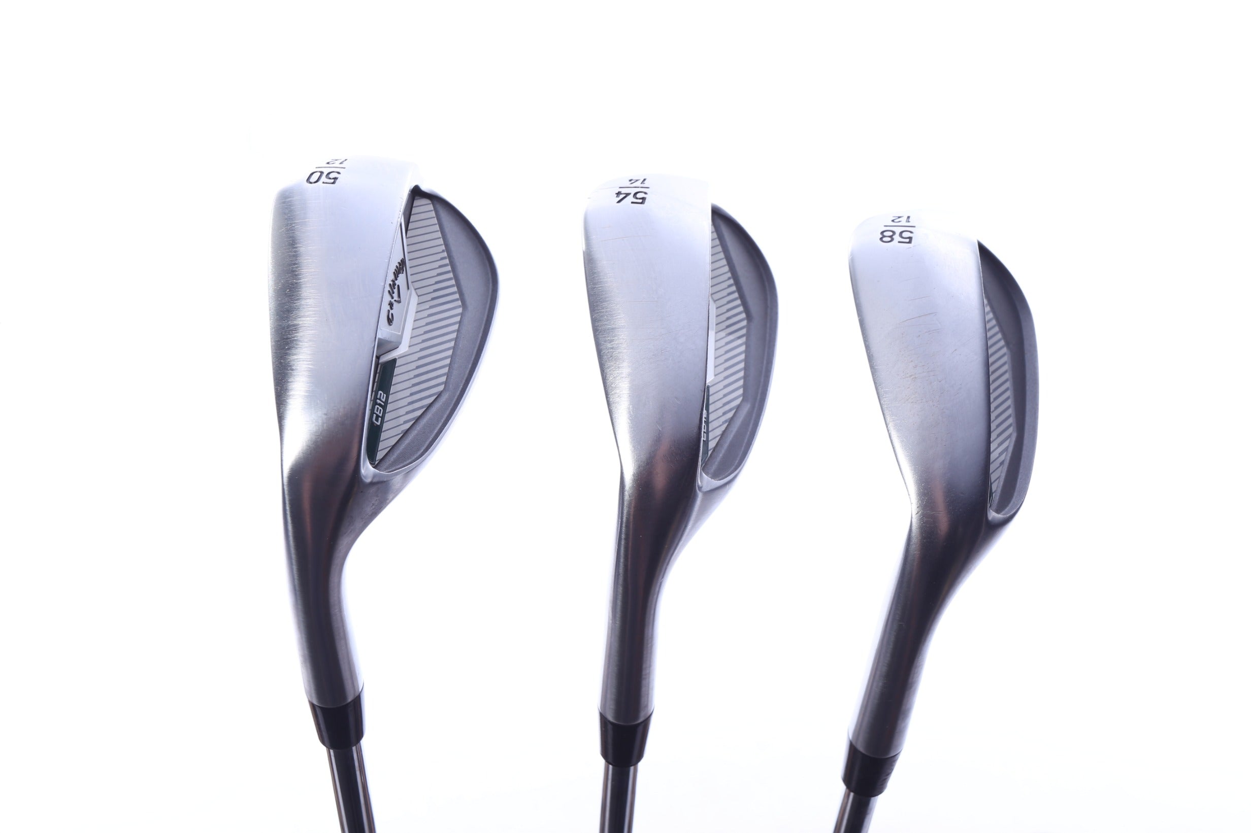 Used Callaway CB 12 Wedge Set - Left-Handed - 50*, 54*, 58* - Wedge Flex