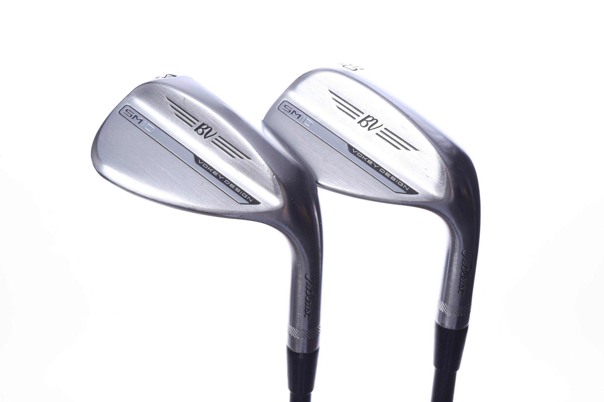 Used Titleist Vokey SM10 Tour Chrome Wedge Set - Right-Handed - 50*, 54* - Extra Stiff Flex-Next Round