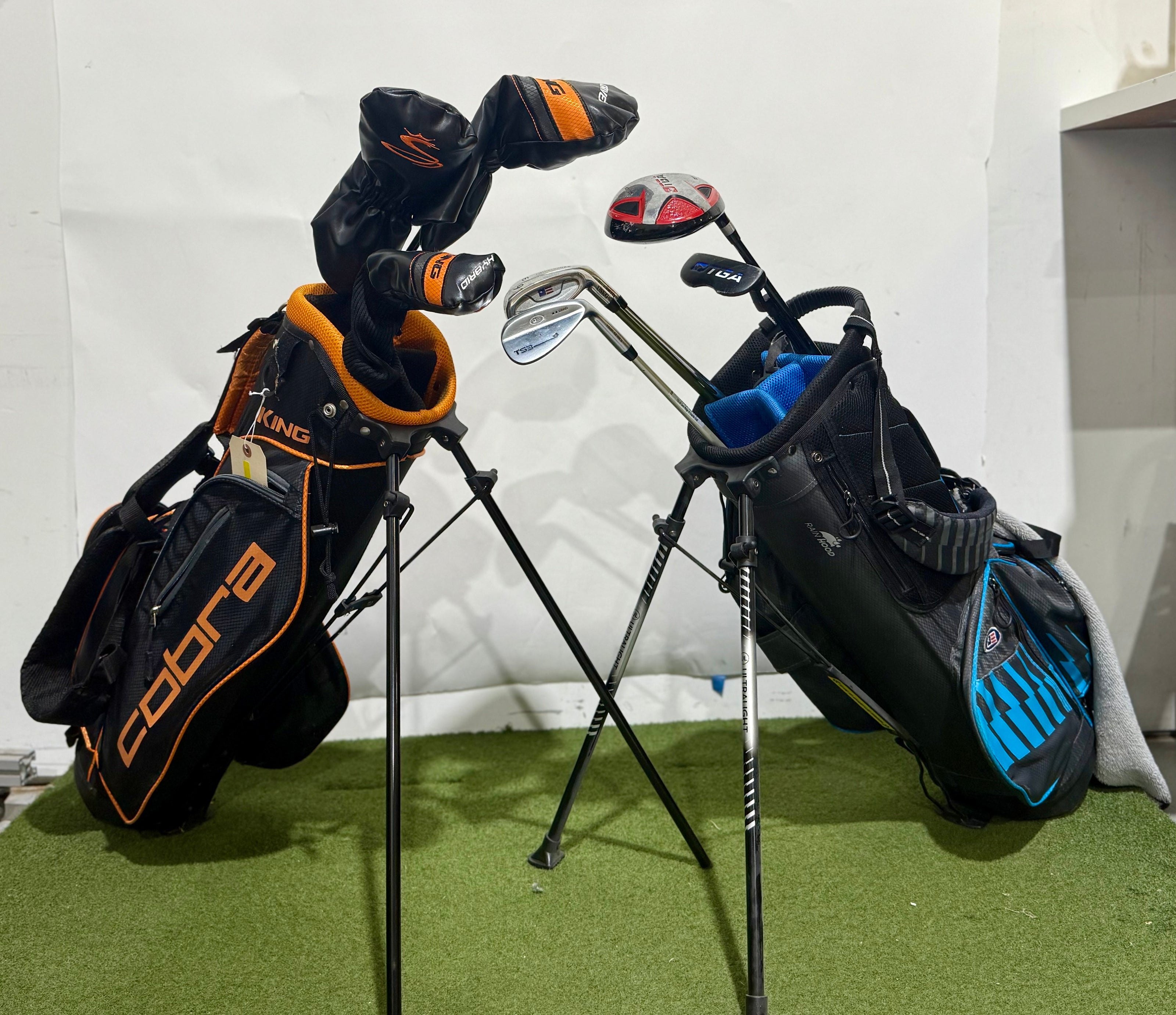 Wholesale Lot of 2 Kids Sets - Right-Handed - U.S Kids Golf, Cobra and TGA-Next Round