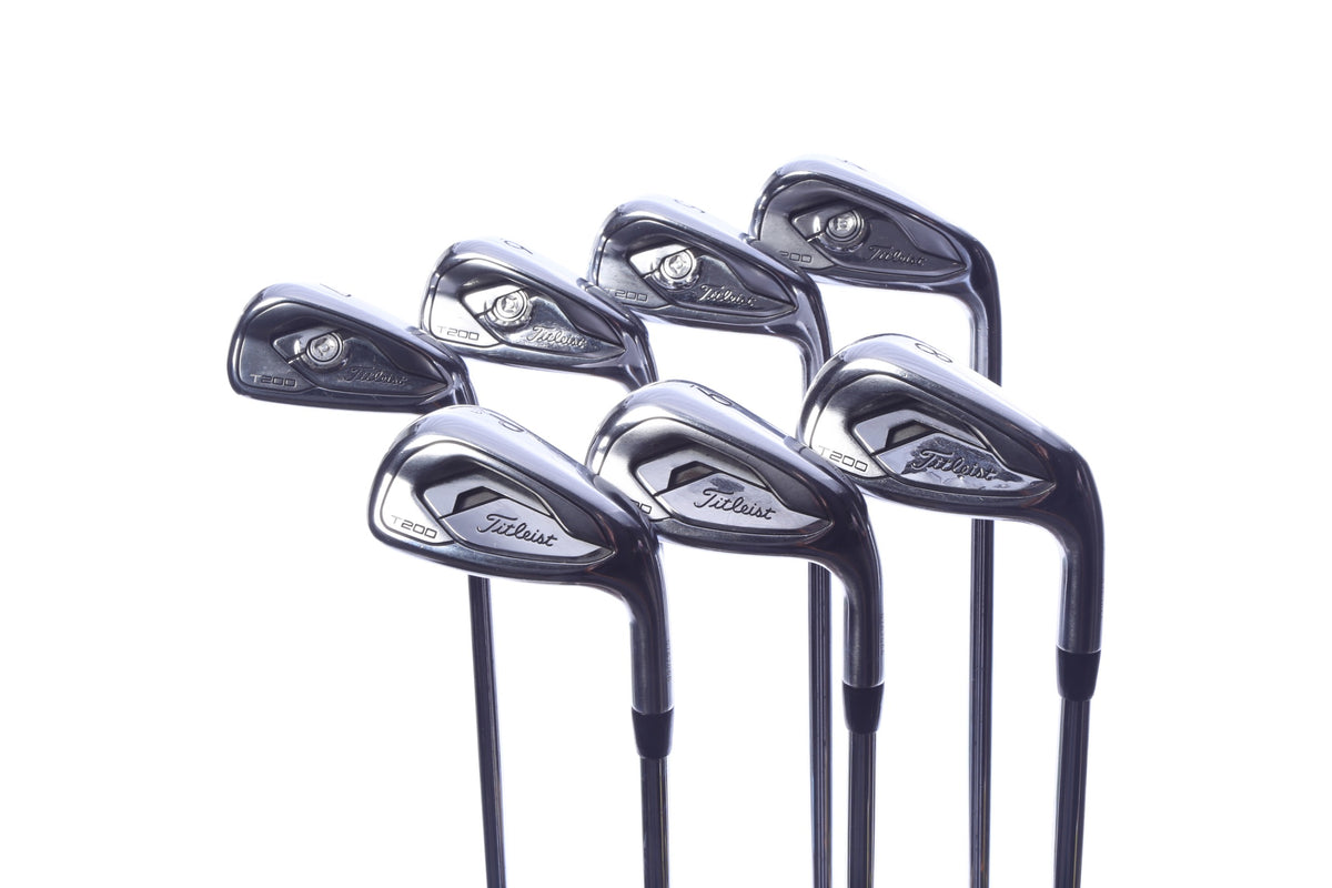 Used Titleist T200 Iron Set - Right-Handed - 4-PW - Stiff Flex