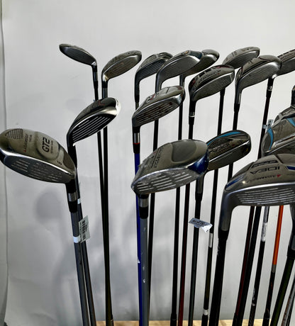 Wholesale Lot of 24 Adams Hybrids and Fairway Woods.-Next Round
