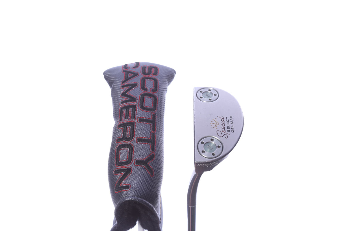 Used Titleist Scotty Cameron Special Select Del Mar Putter - Left-Handed - 34 in - Mid-mallet