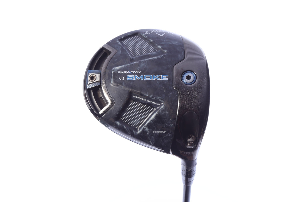 Used Callaway Paradym Ai Smoke MAX Driver - 10.5 Degrees - Stiff Flex Aldila Rogue Black 130MSI - Right-Handed-Next Round