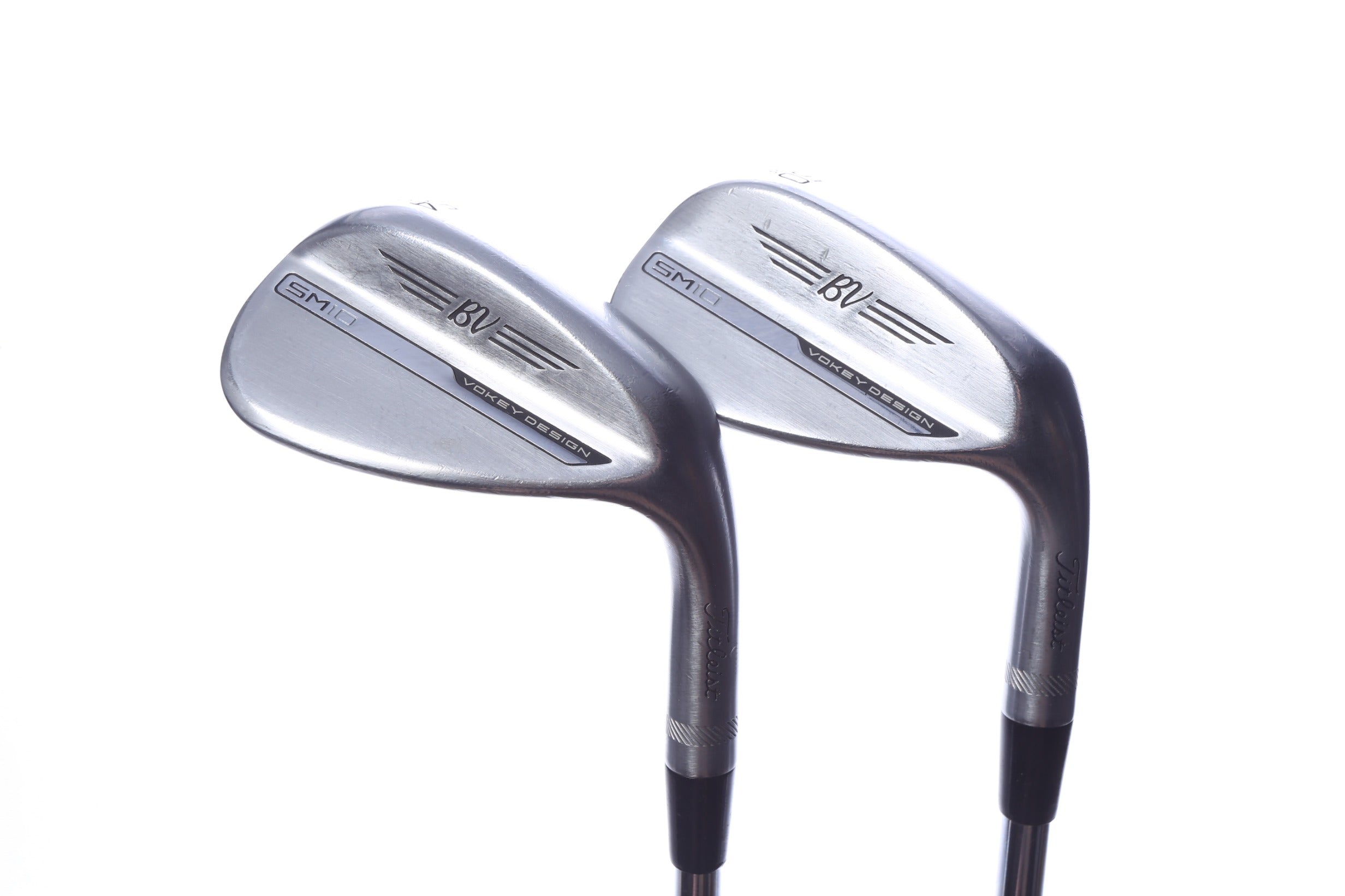Used Titleist Vokey SM10 Tour Chrome Wedge Set - Right-Handed - 50*, 54* - Extra Stiff Flex-Next Round