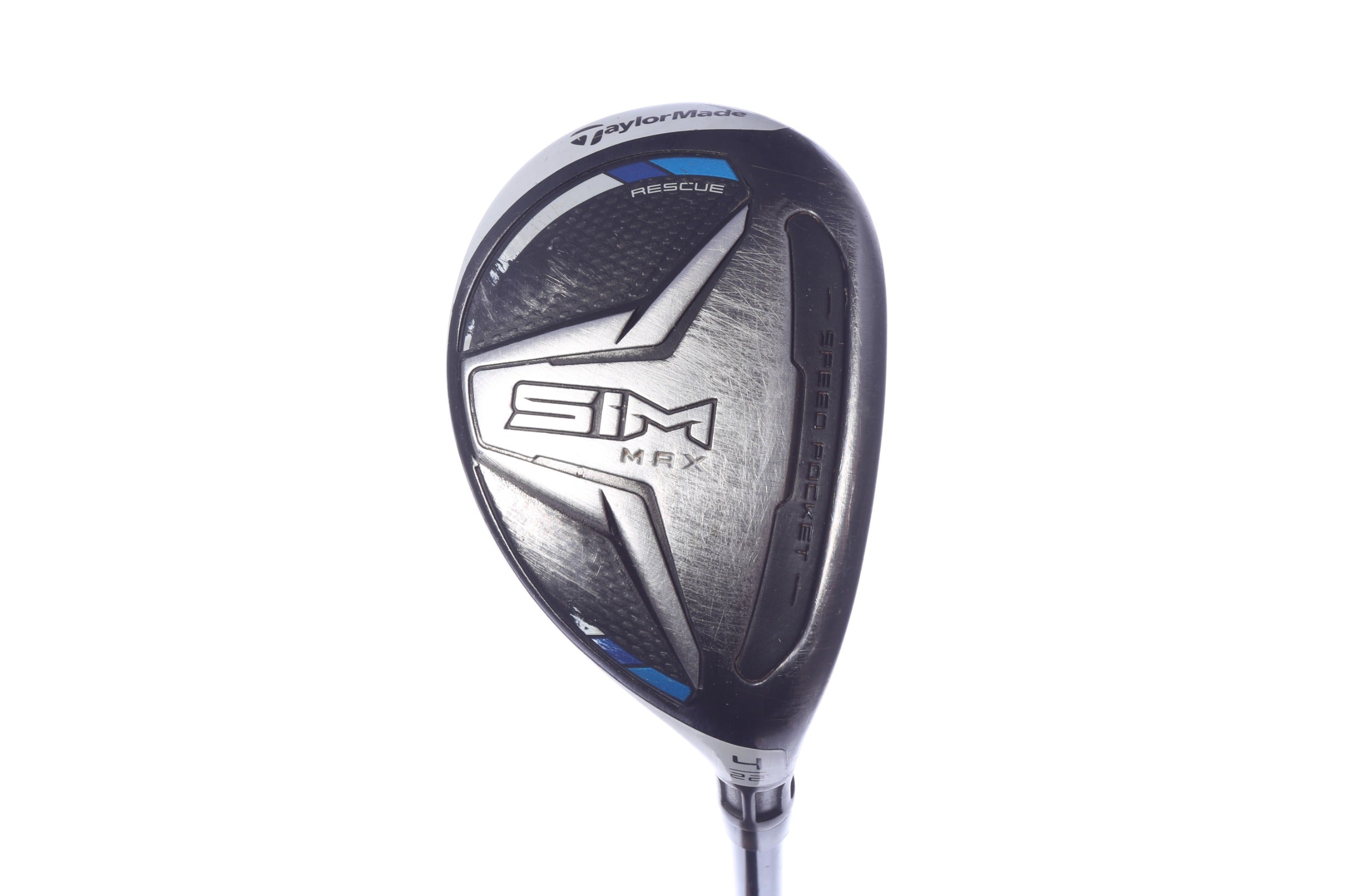 Used TaylorMade SIM MAX 4H Hybrid - Right-Handed - 22 Degrees - Regular Flex-Next Round