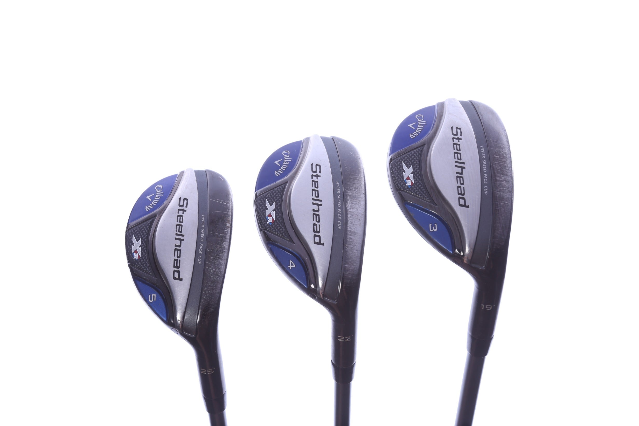 Used Callaway Steelhead XR Hybrid Set - Right-Handed - 3H, 4H, 5H - Regular Flex