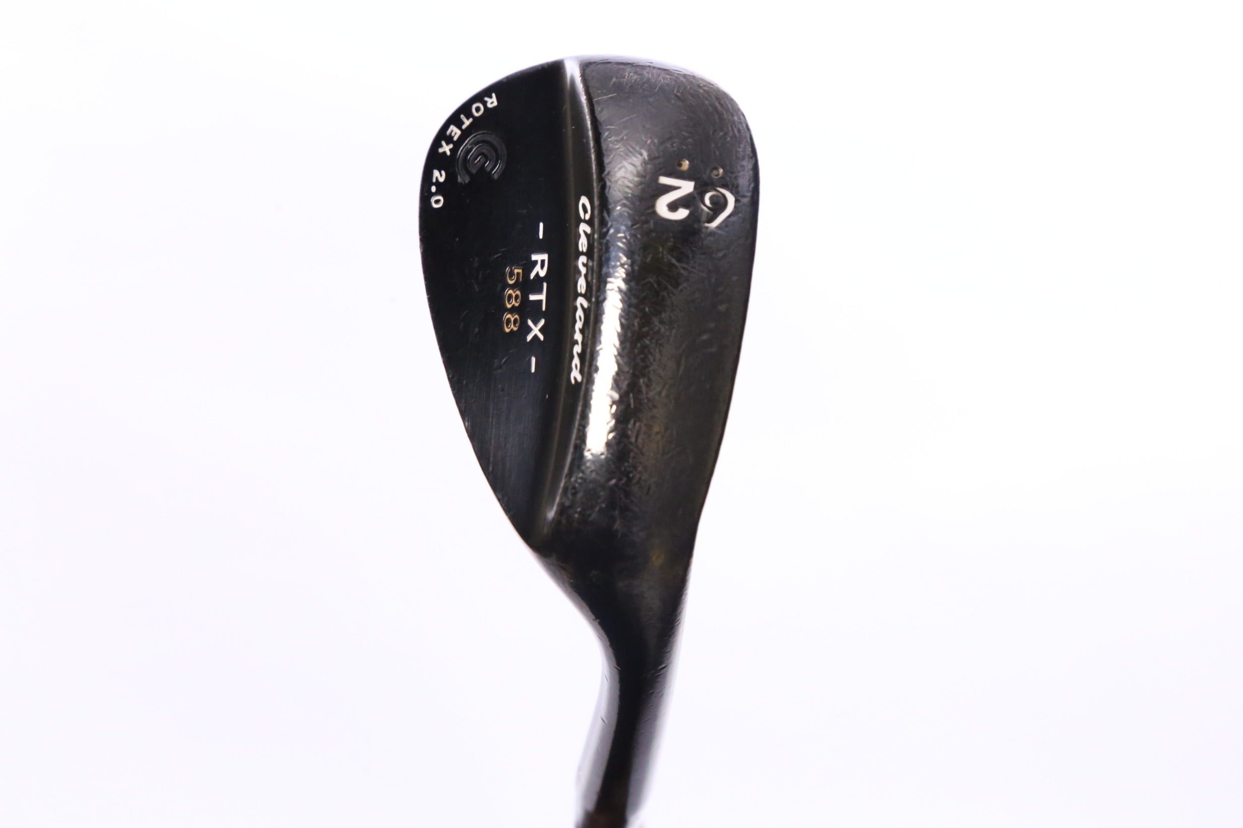 Used Cleveland 588 RTX 2.0 Black Satin Lob Wedge - Right-Handed - 62 Degrees - Seniors Flex-Next Round