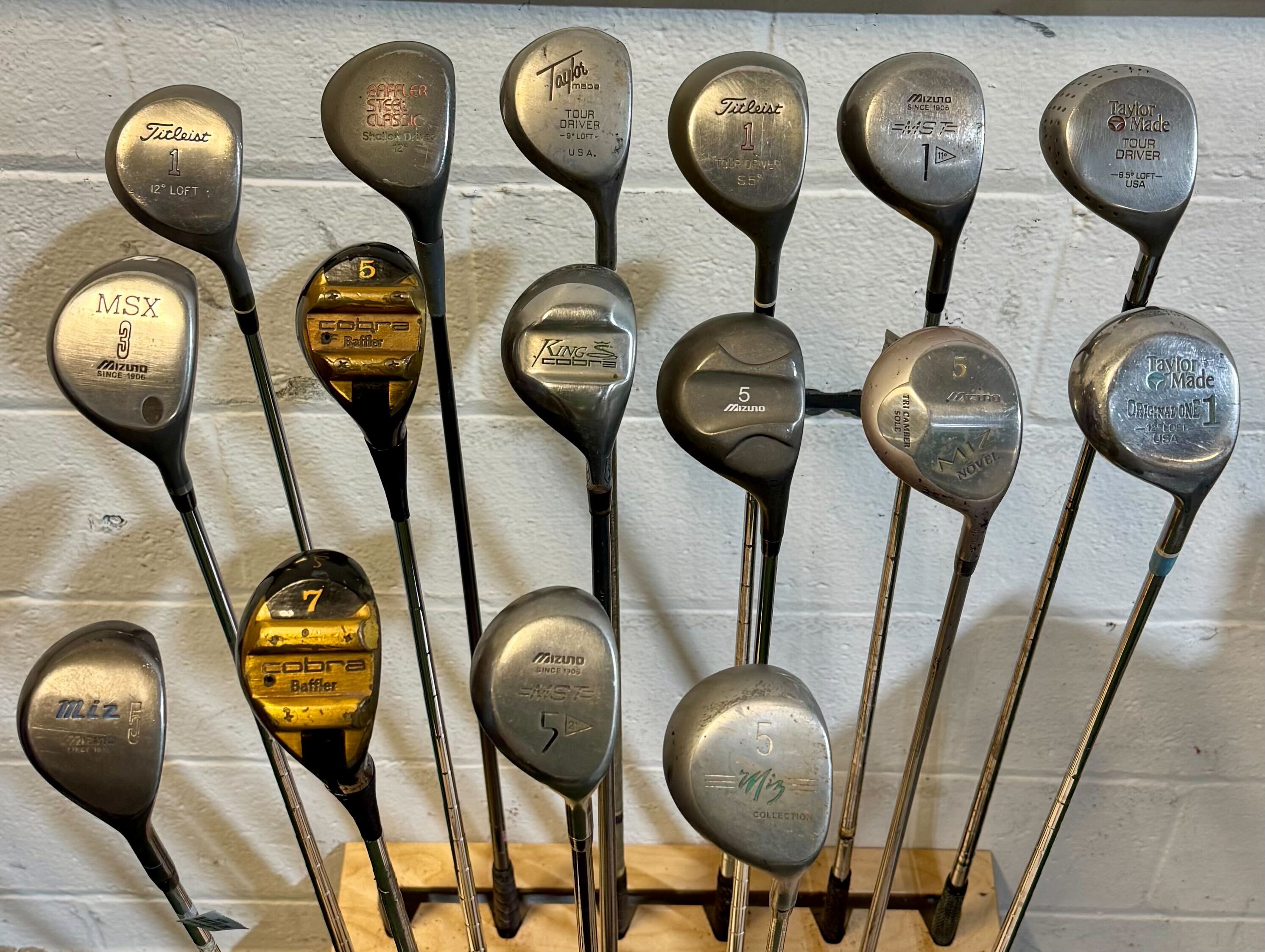 Wholesale Lot of 40 Golf Clubs - Assorted Fairway Woods-Next Round