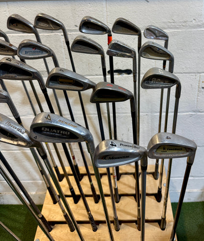 Wholesale Lot of 45 Golf Clubs - Assorted Single Irons-Next Round