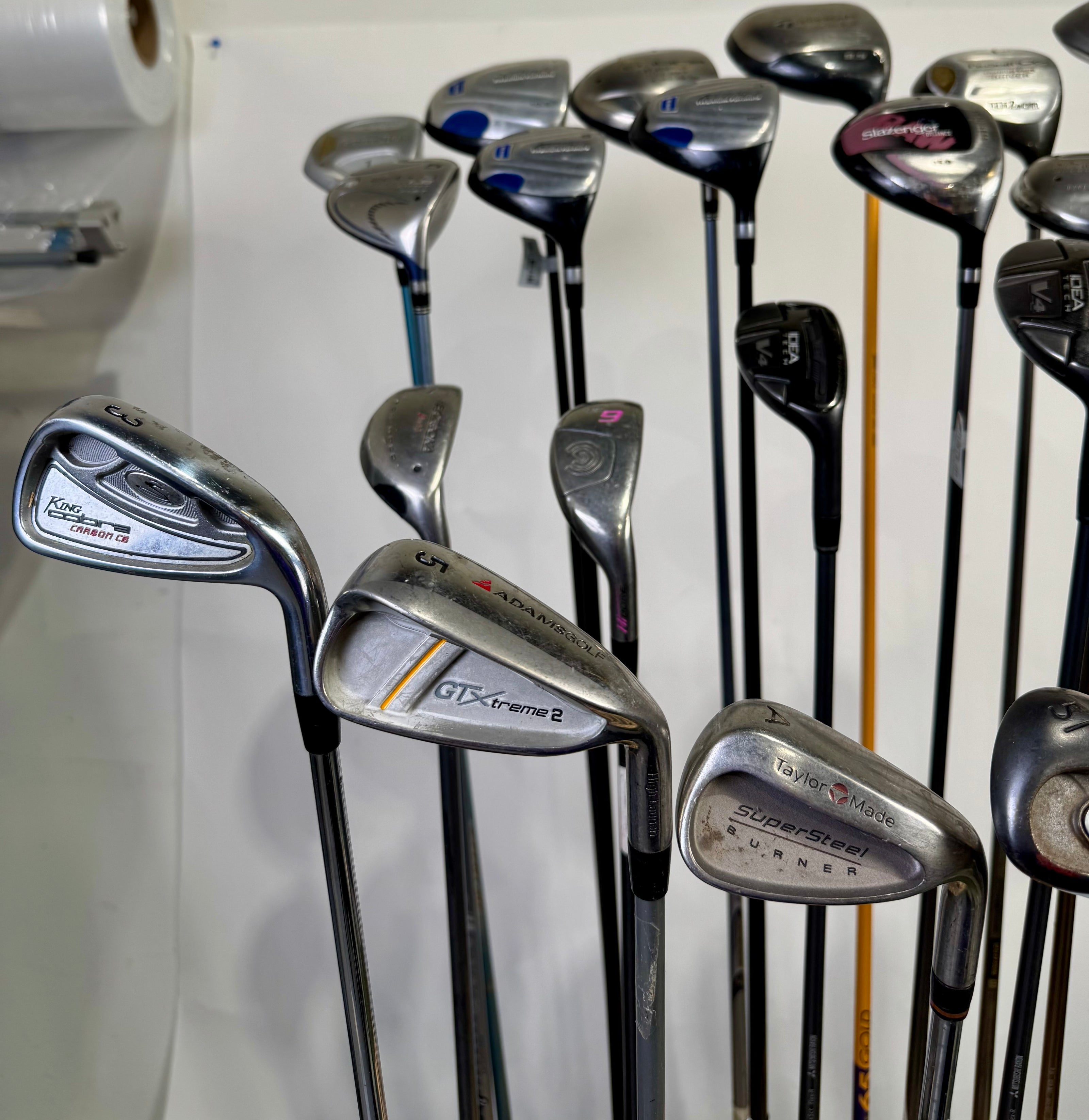 Wholesale Lot of 24 Golf Clubs - Drivers, Woods, Hybrids and Single Irons-Next Round