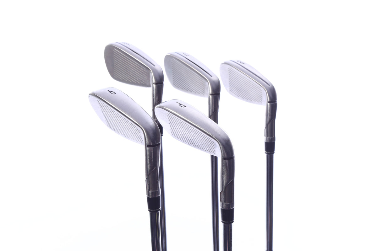 Used TaylorMade SIM2 MAX OS Iron Set - Left-Handed - 6-PW - Stiff Flex