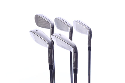 Used TaylorMade SIM2 MAX OS Iron Set - Left-Handed - 6-PW - Stiff Flex