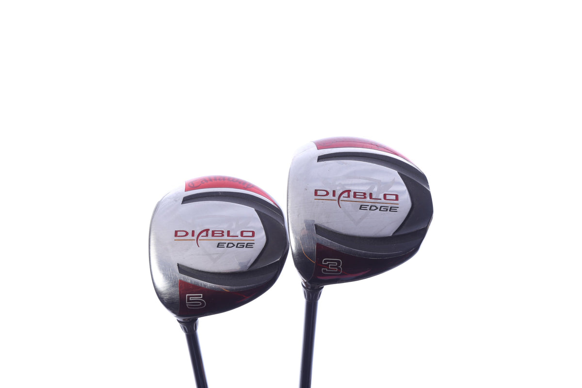 Used Callaway Diablo Edge Wood Set - Right-Handed - 3W, 5W - Regular Flex-Next Round