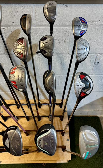 Wholesale Lot of 35 Golf Clubs - Assorted Hybrids