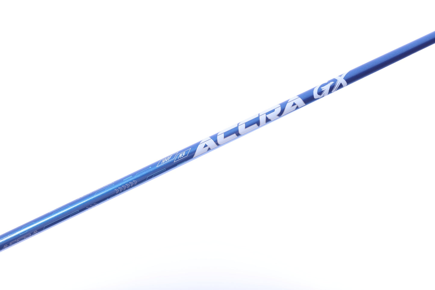 Used Accra GX Blue Hybrid Stiff Flex Graphite Hybrid Shaft - 44 in - No Adapter Adapter-Next Round