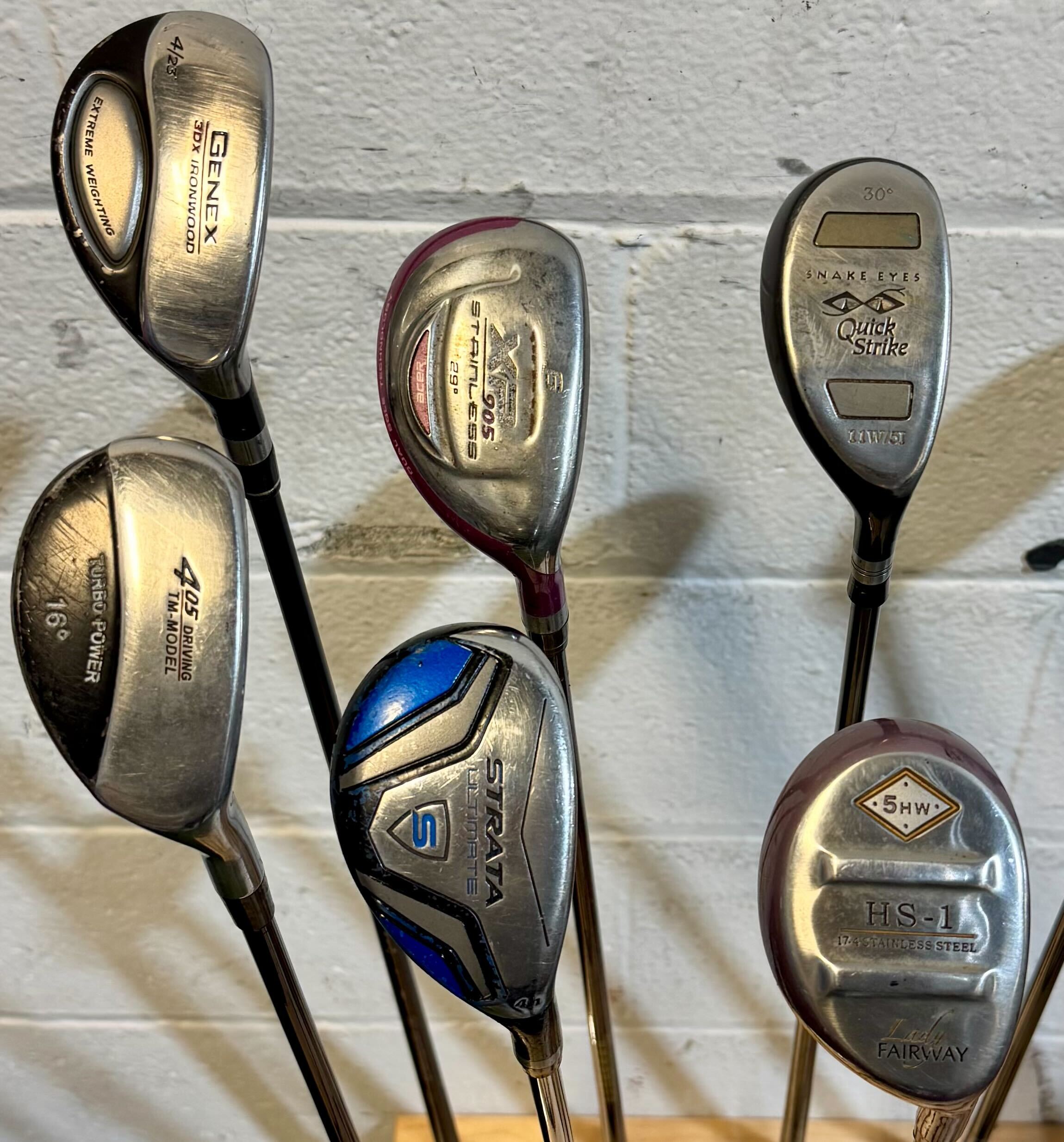 Wholesale Lot of 40 Golf Clubs - Assorted Hybrids-Next Round