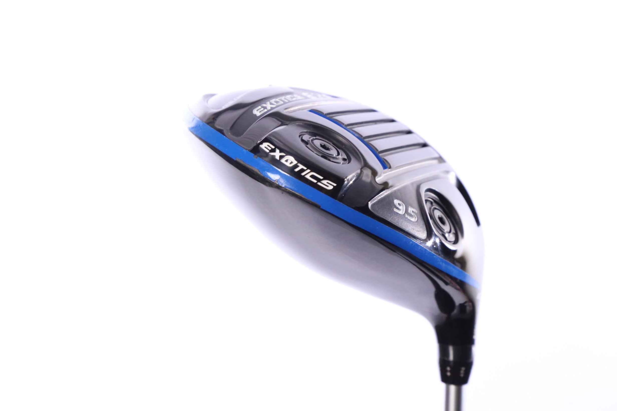 Used Tour Edge Exotics EXS Driver - 9.5 Degrees - Stiff Flex Mitsubishi Tensei CK Series Blue - Right-Handed