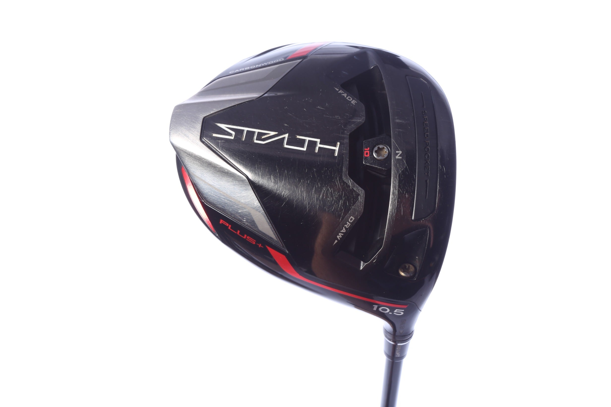 Used TaylorMade STEALTH 2 PLUS Driver - 10.5 Degrees - Stiff Flex Project X HZRDUS Smoke Red RDX - Right-Handed
