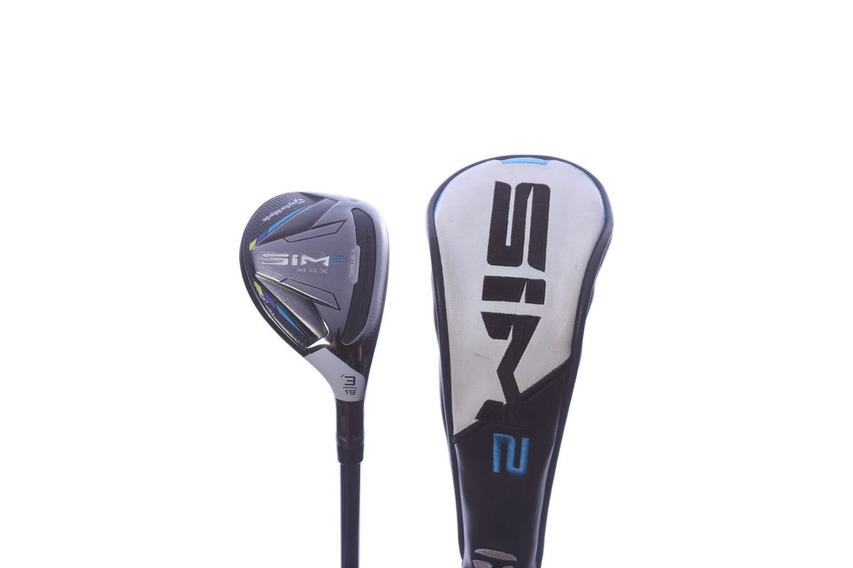 Used TaylorMade SIM2 MAX Rescue 3H Hybrid - Right-Handed - 19 Degrees - Regular Flex