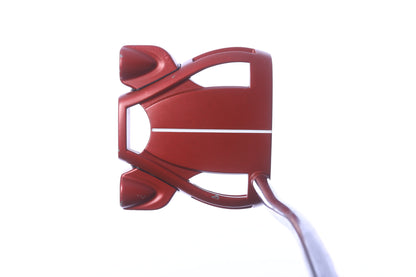 Used TaylorMade Spider Red Double Bend Putter - Left-Handed - 35 in - Mallet