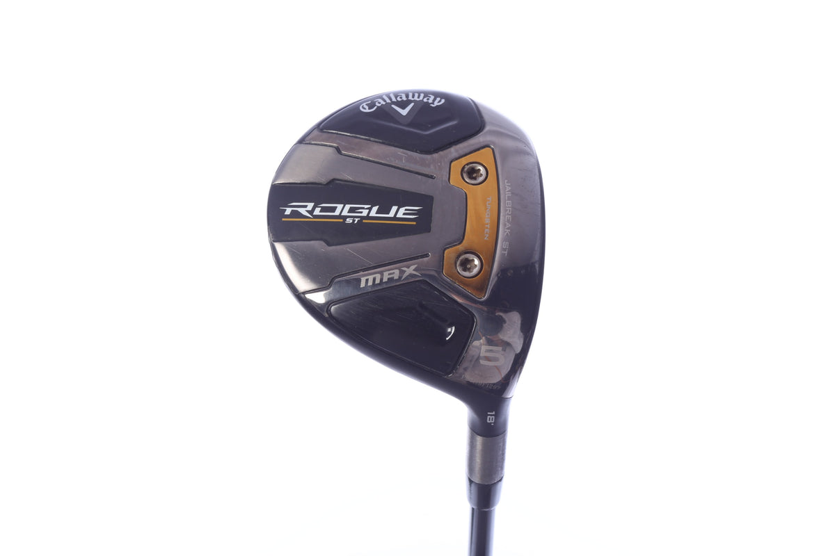 Used Callaway Rogue ST MAX 5-Wood - Right-Handed - 18 Degrees - Stiff Flex