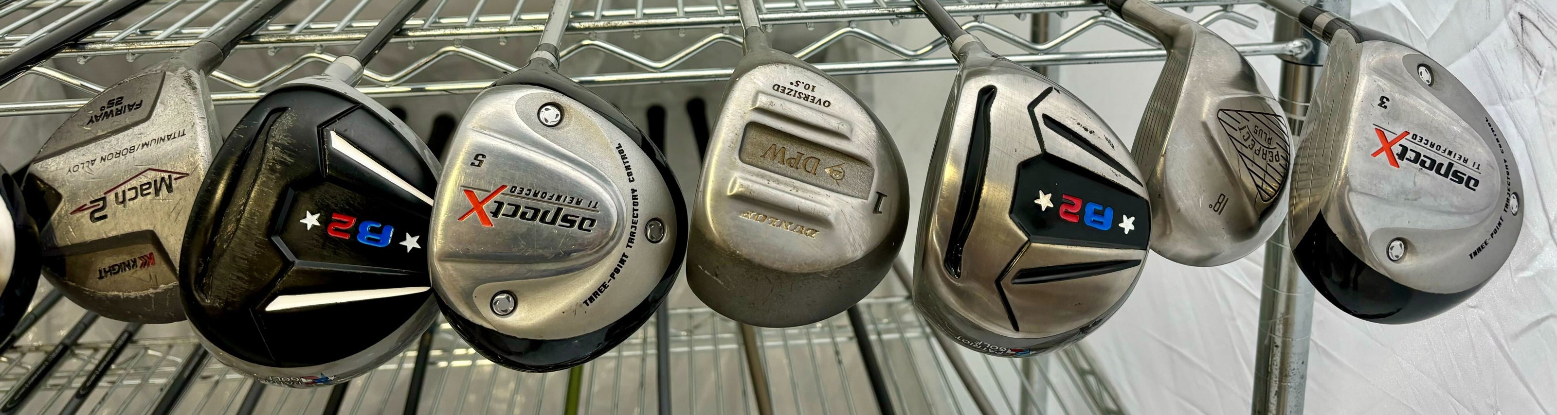 Wholesale Lot of 30 Golf Clubs - Assorted Fairway Woods-Next Round