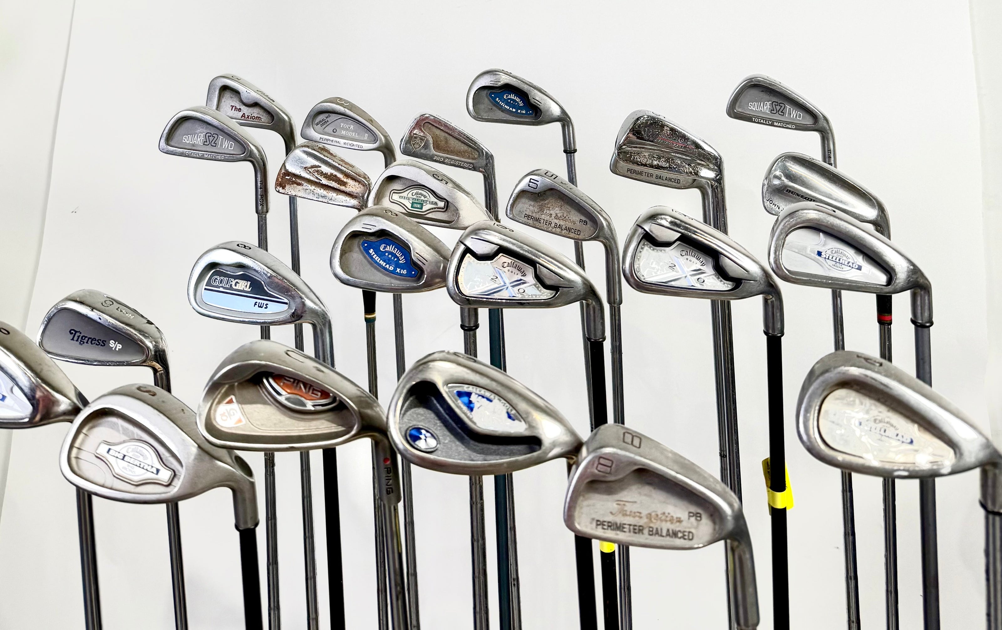 Wholesale Lot of 24 Golf Clubs - Right Handed - Assorted Irons and Wedges-Next Round