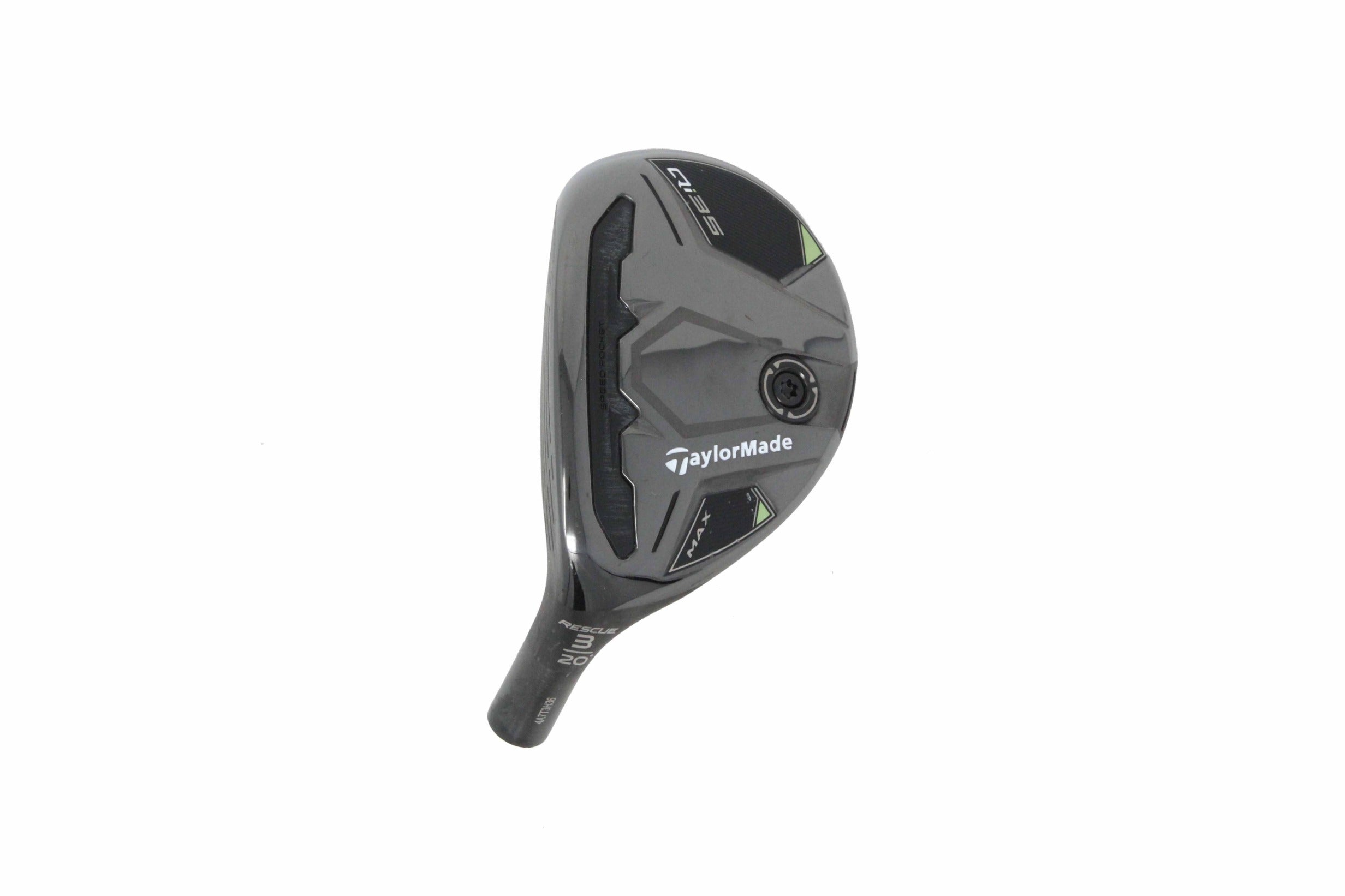 Used TaylorMade Qi35 MAX Rescue 3H - HEAD ONLY - Left-Handed - 20 Degrees