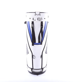 Ping White/Blue Staff Bag 9 Dividers 5 Pockets w/ Raincover-Next Round
