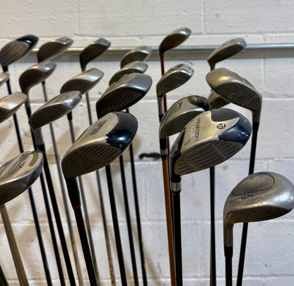 Wholesale Lot of 40 Golf Clubs - Assorted Fairway Woods - RH/LH - Mixed Flexes-Next Round