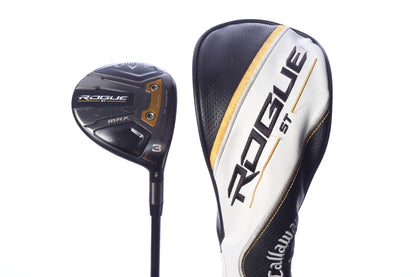 Used Callaway Rogue ST MAX 3-Wood - Right-Handed - 15 Degrees - Stiff Flex